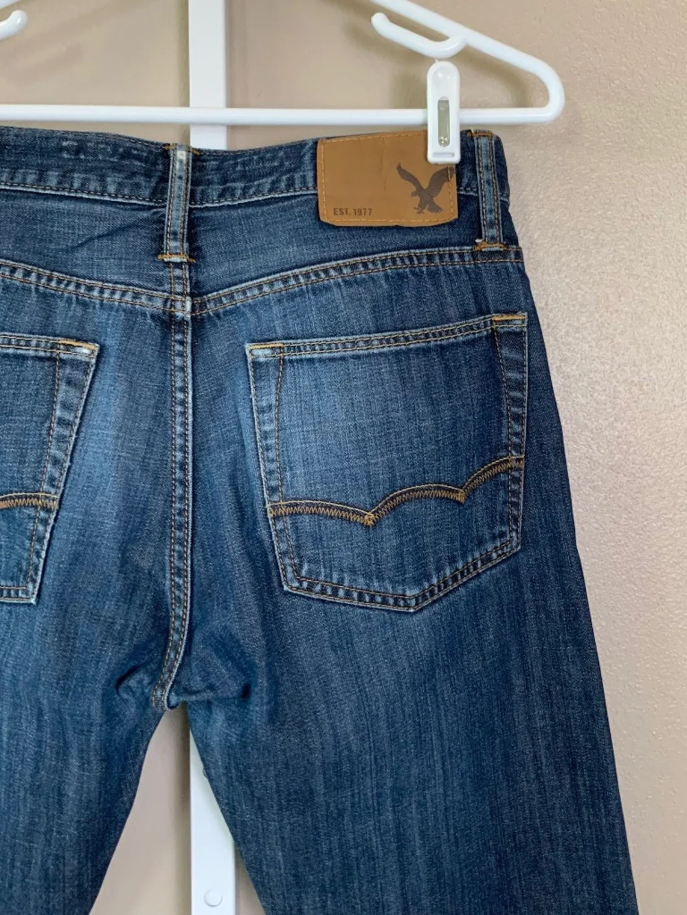 American Eagle Distressed Wash Slim Jeans